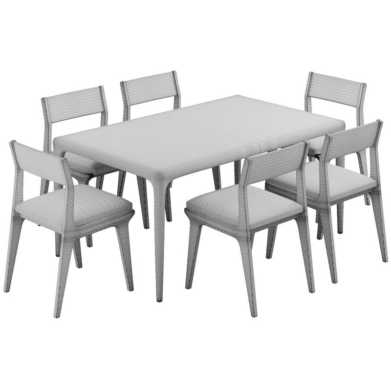Dinning chair and table214 - Image 4