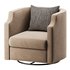 Infinity Swivel Barrel Chair Blue - Thumbnail 2