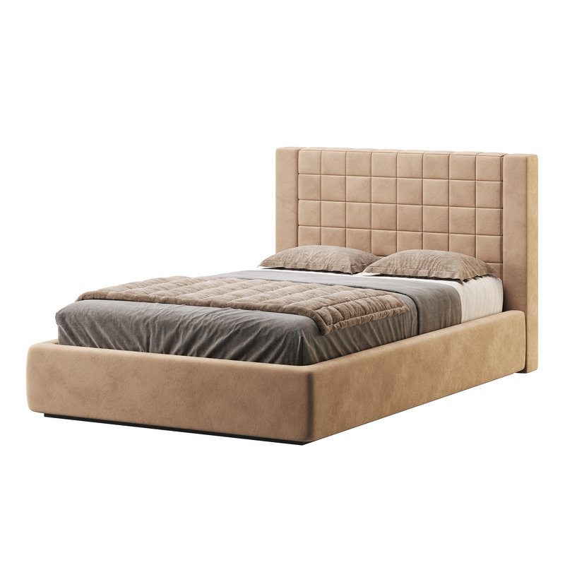 Single bed with upholstered headboard - Image 7