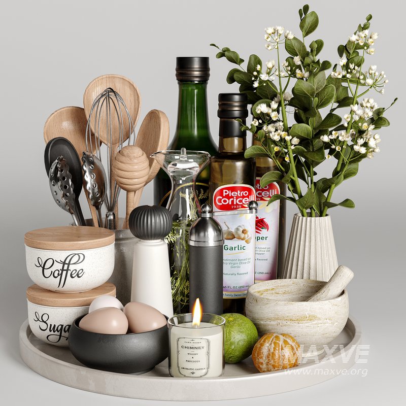 Kitchen decor set 07 - Image 1