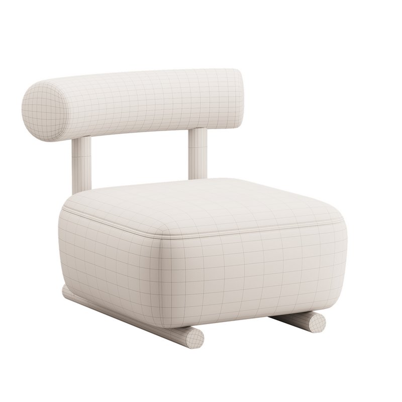 Modish Solid Color Foam Side Chair - Image 14