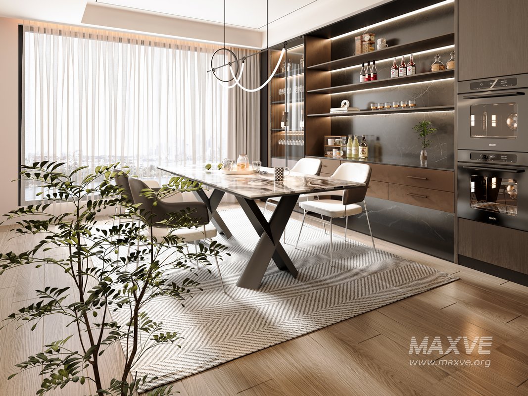 Modern dining room - Image 1