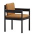 Halsey Leather Dining Arm Chair WestElm - Thumbnail 3