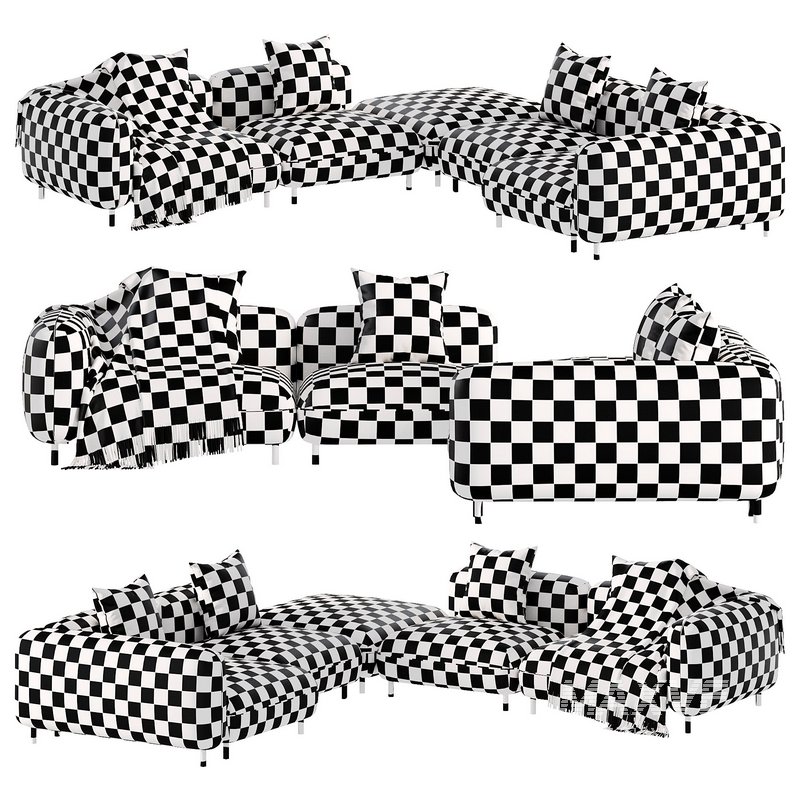 TOKIO Modular fabric Sofa - Image 4