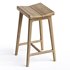 Handmade modern large oak stool - Thumbnail 3