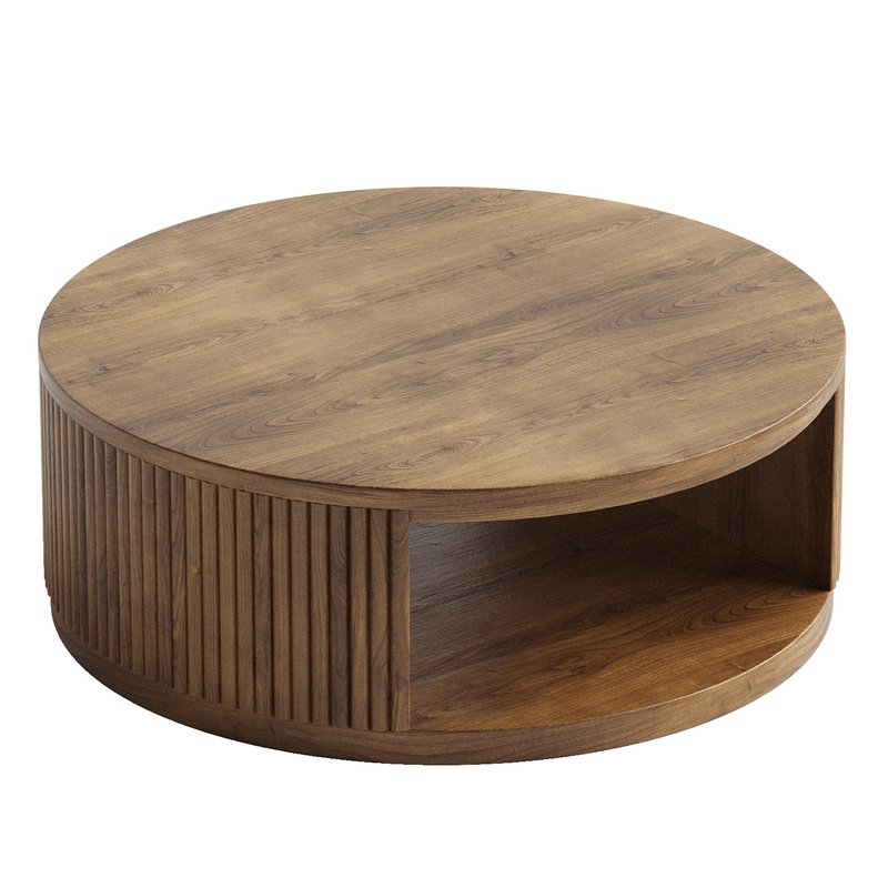 Fitzroy Modern Natural Acacia Coffee Table - Image 4
