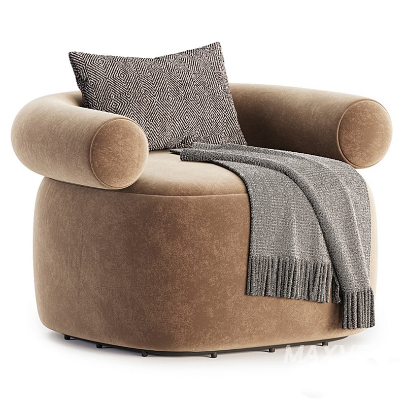 Huggy Swivel Armchair - Image 1