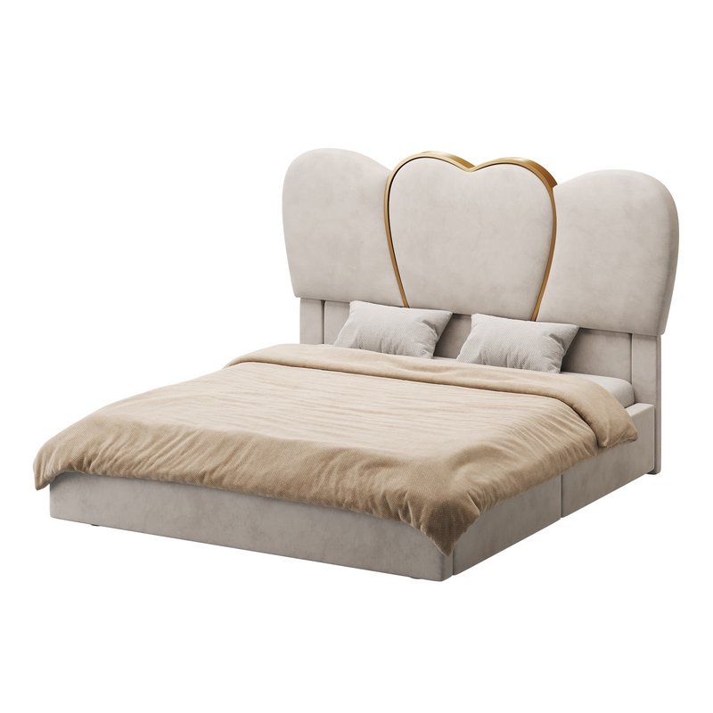 Homfa King Size LED Bed - Image 6