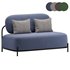 Sofa Stone matting blue - Thumbnail 1