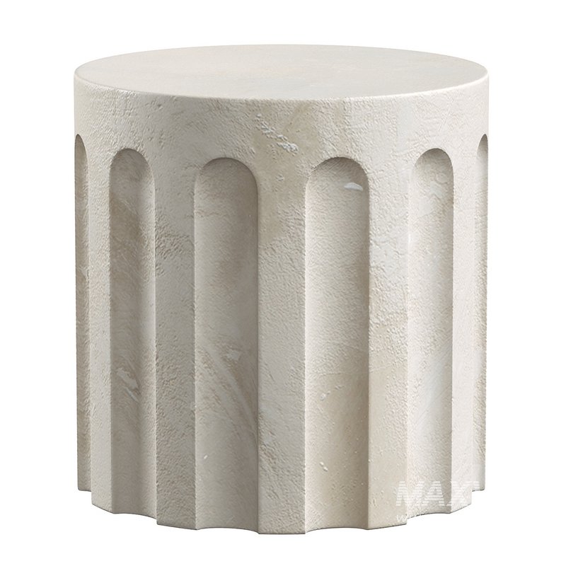 Partlow Concrete Outdoor Coffee Table - Image 3