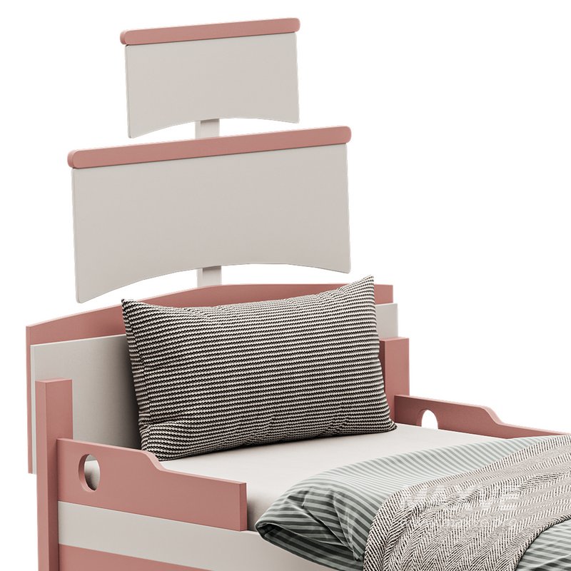 Shaped Platform Bed - Image 9