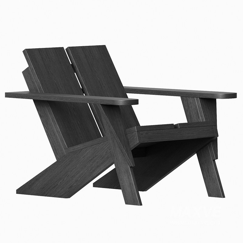 Paso Natural Teak Wood Outdoor Adirondack Chair - Image 1