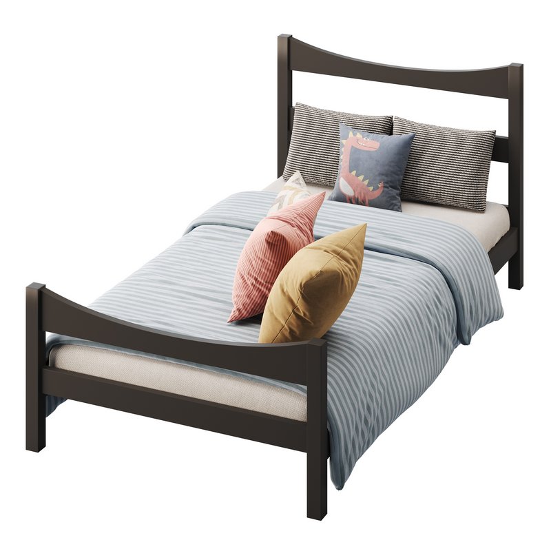 Gymax Twin Size Platform Bed - Image 5
