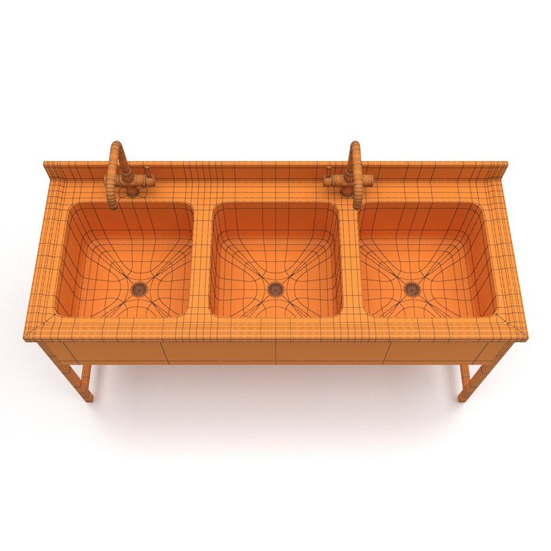 Triple Bowl Sink - Image 5