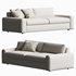 Serrat White Performance Fabric Sofa - Thumbnail 3