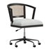 Lisbon Cane Swivel Desk Chair - Thumbnail 2