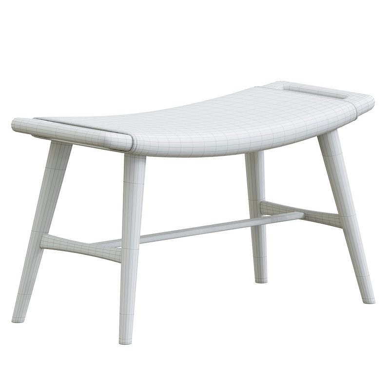 Hans Wegner AP30 Oak leather Piano Stool c1950s - Image 5