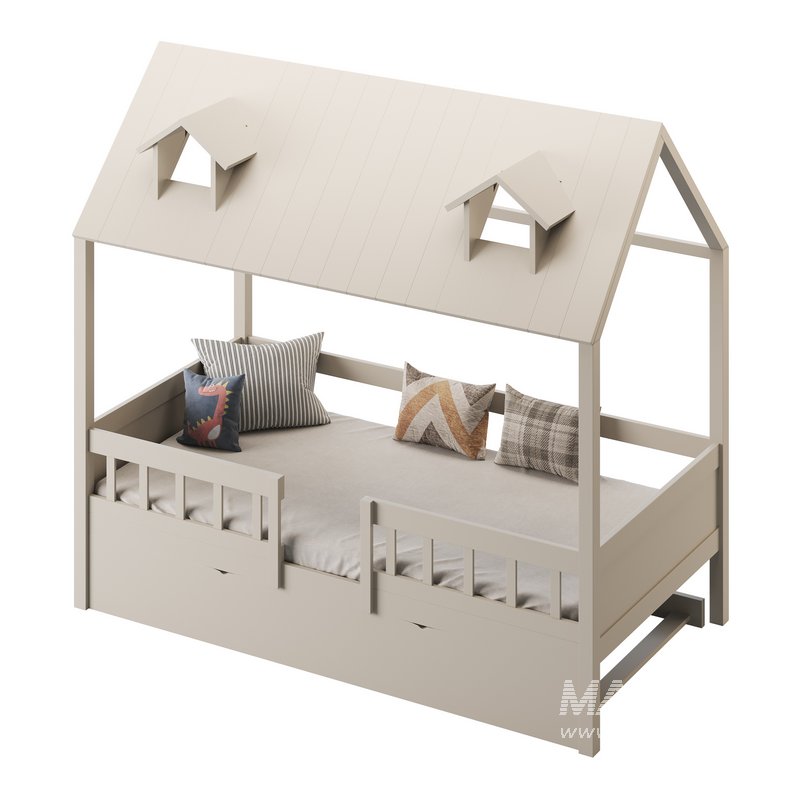 Bed Frame with Trundle - Image 6