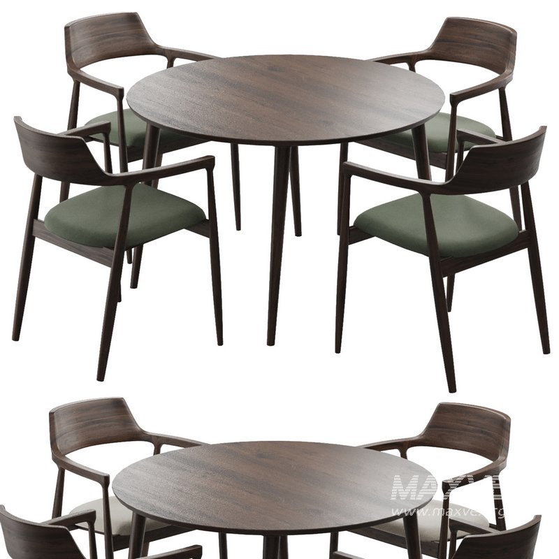 Dinning chair and table227 - Image 1