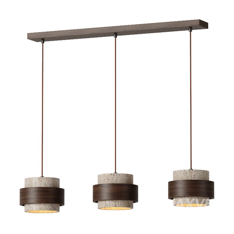 Ascend Retro Stone Wabi-Sabi Pendant - Image 1