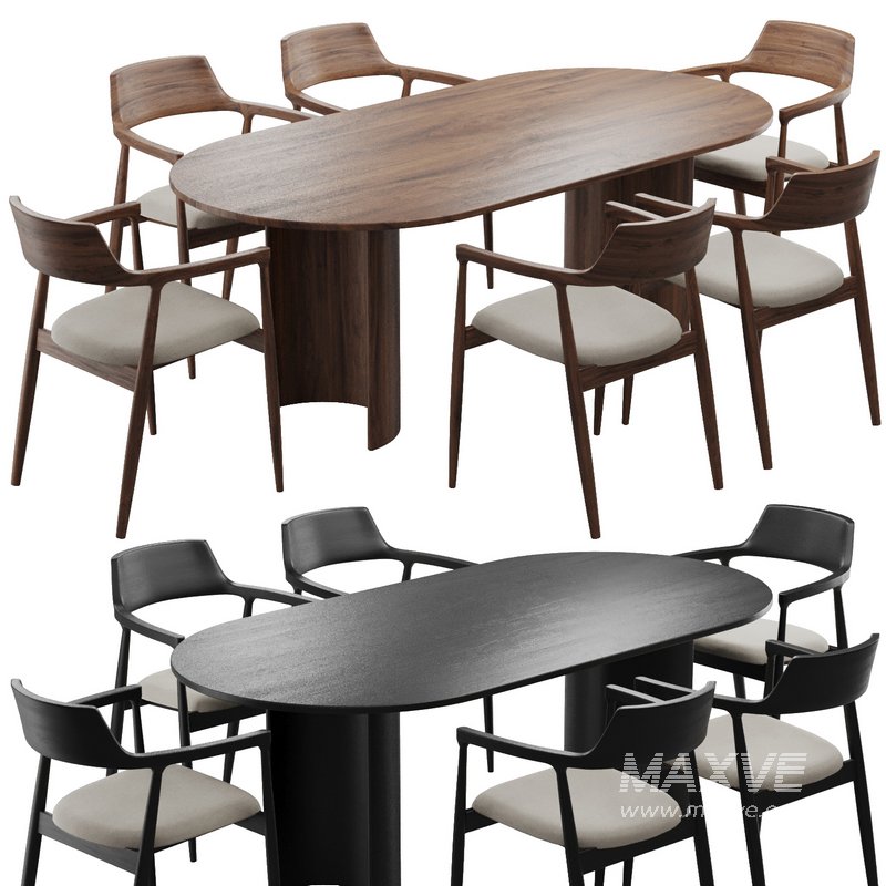 Dinning chair and table226 - Image 1
