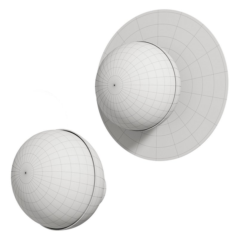 Orb Disc Ruby Watts Lighting Wall Lamp - Image 6