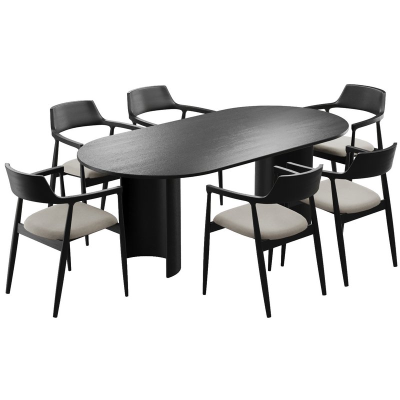 Dinning chair and table226 - Image 5