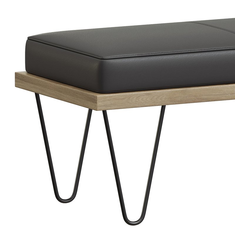 37B Bench in Black and Natural - Image 2