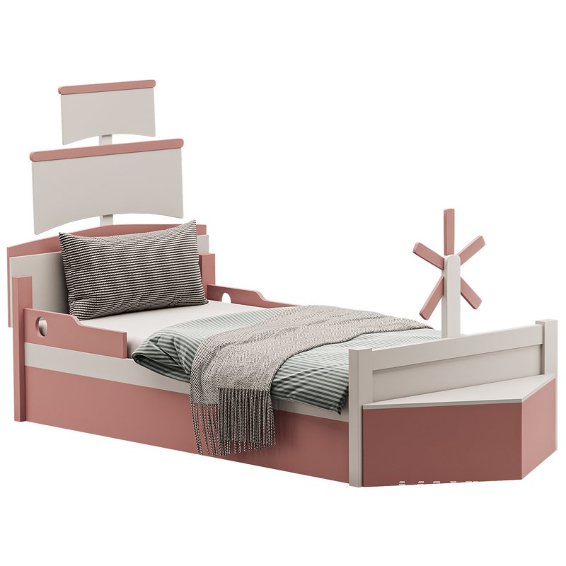Shaped Platform Bed - Image 2
