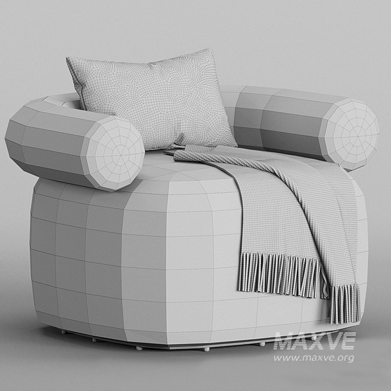Huggy Swivel Armchair - Image 4
