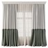 Herringbone Patterned Bottom Curtains 62 - Thumbnail 1