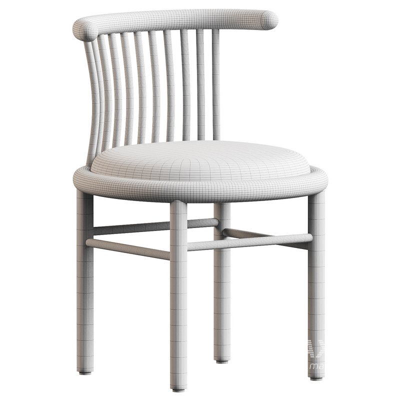 Mathilde Leather Dining Chair - Image 3