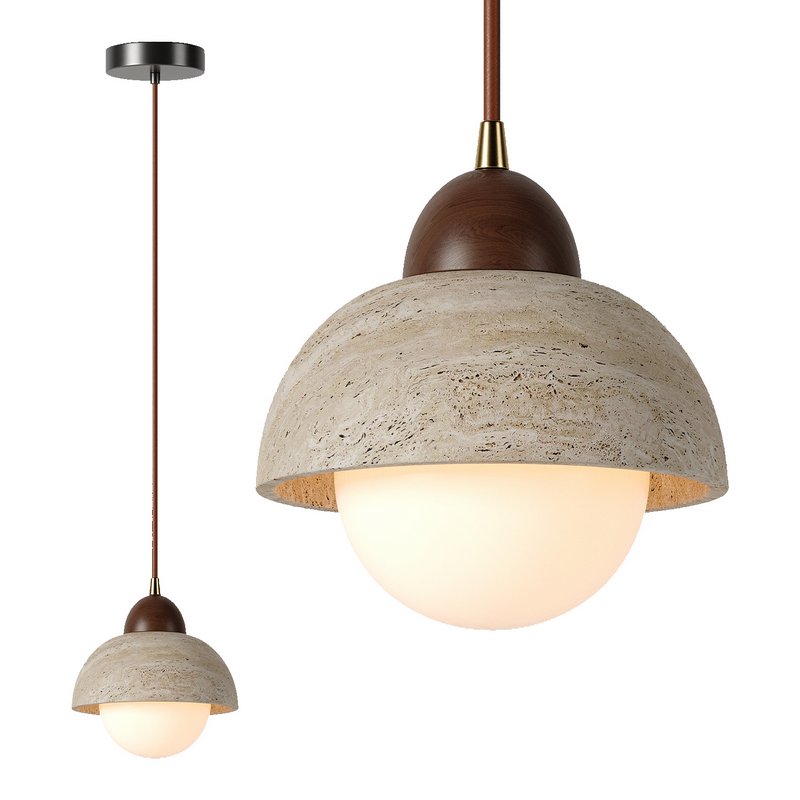 Natural Marble Pendant Light - Image 3