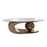 Stainless steel table made of gold - Thumbnail 1