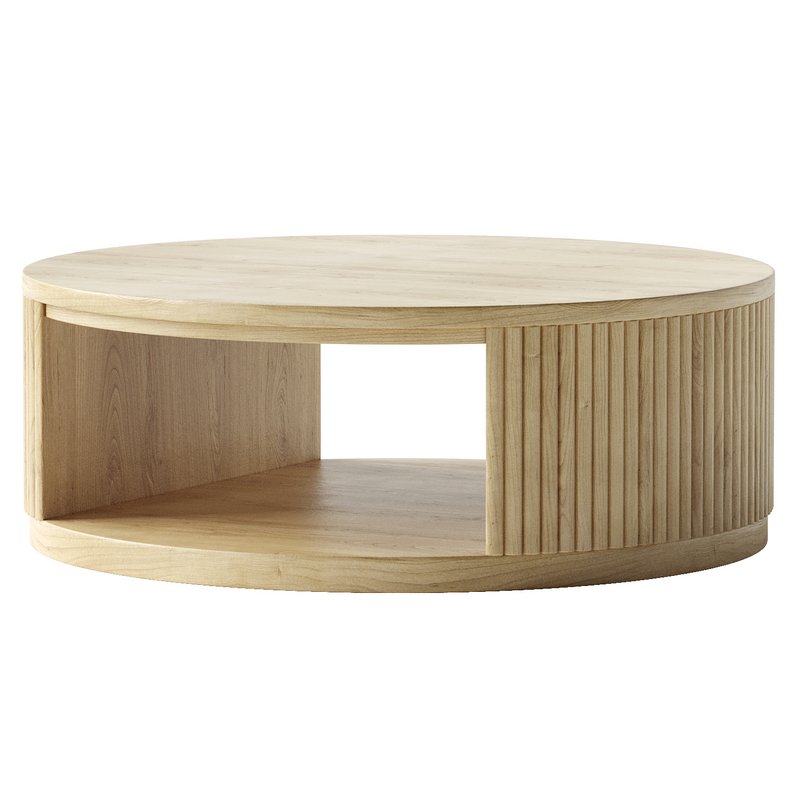 Fitzroy Modern Natural Acacia Coffee Table - Image 5