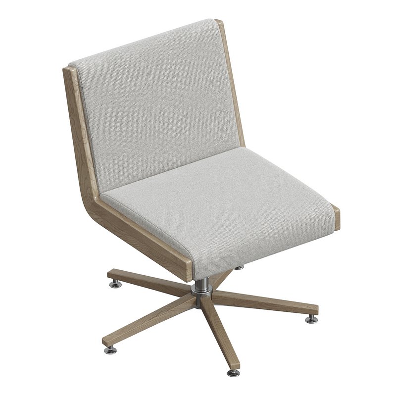 Atwood Upholstered Swivel Desk Chair - Image 2