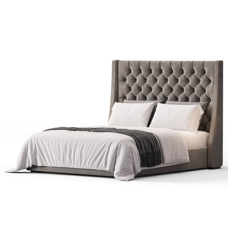 Grand Curved Wingback Bed Frame By Barron Beds - Image 5