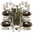 Winter Pine Table Setting Elegance - Thumbnail 1