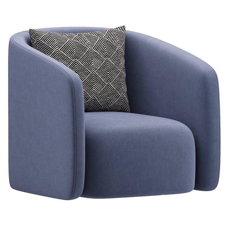 Andy Cream Boucle Club Chair - Image 3