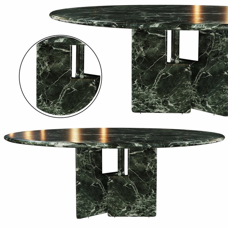 Nico Round dining tableby minotti - Image 1