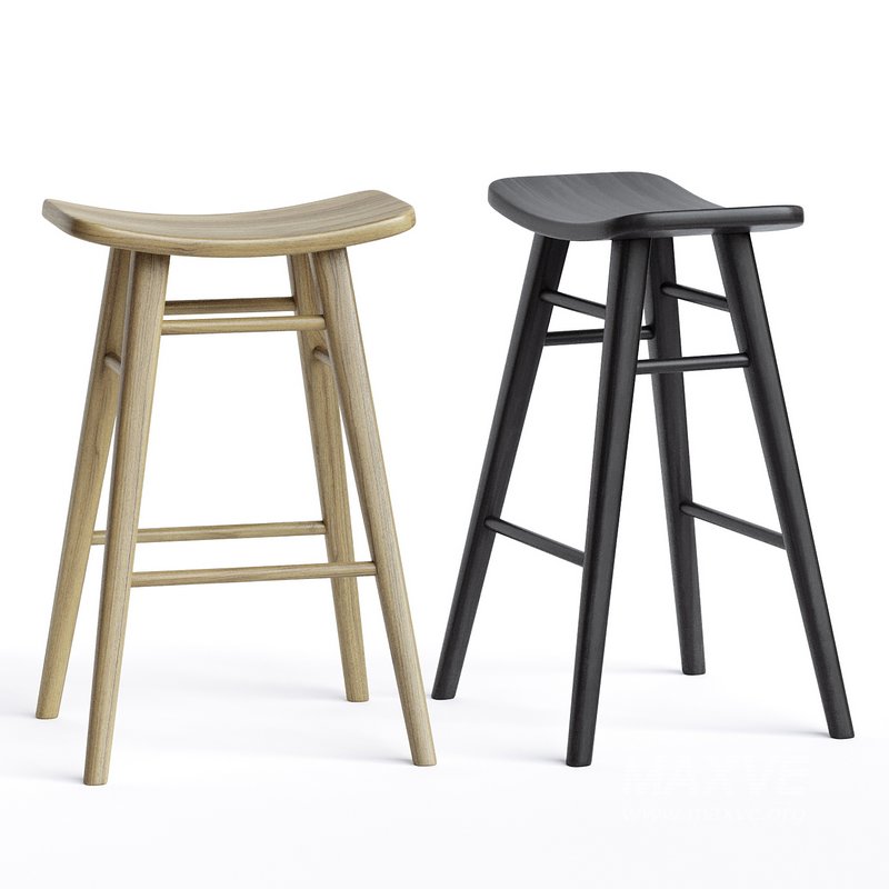 65cm Oliver Solid Timber Barstool - Image 4