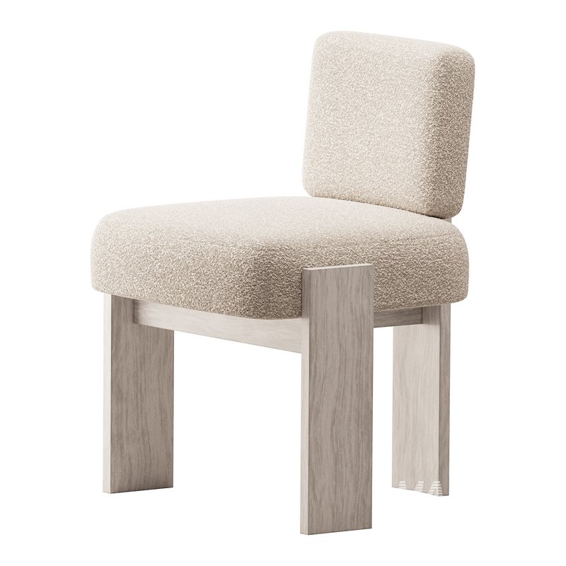 C Back Armless Chair - Image 12