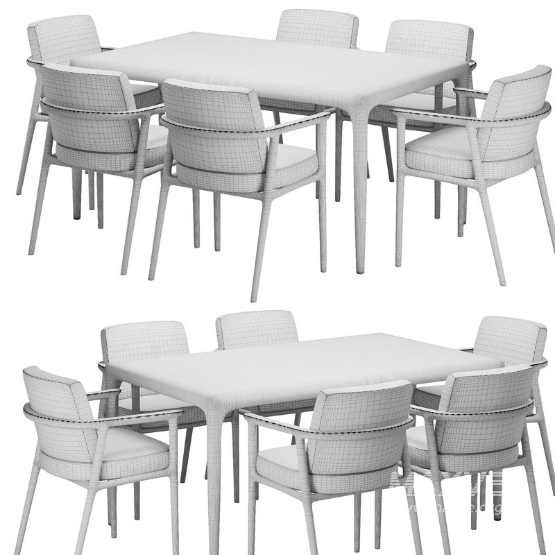 Dinning chair and table191 - Image 6