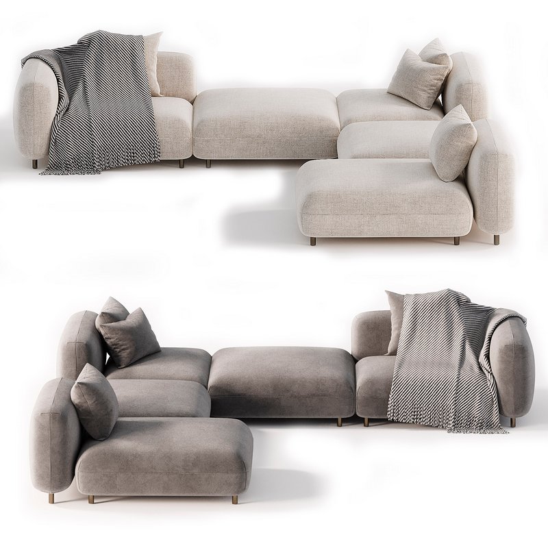 Tokio Modular fabric Sofa 2 - Image 5