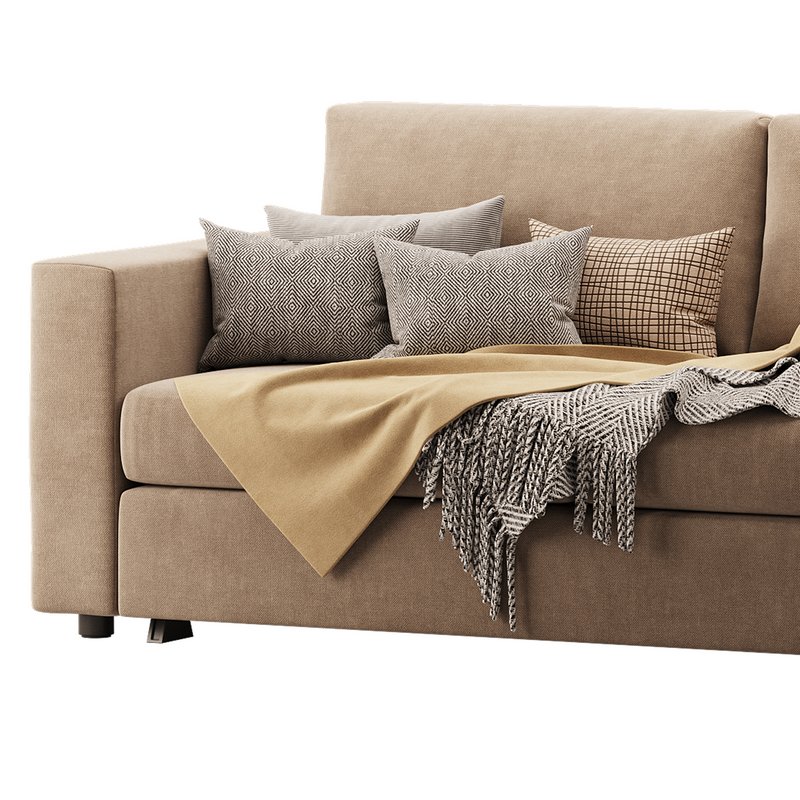 Sleeper sofa Gunnared beige - Image 11