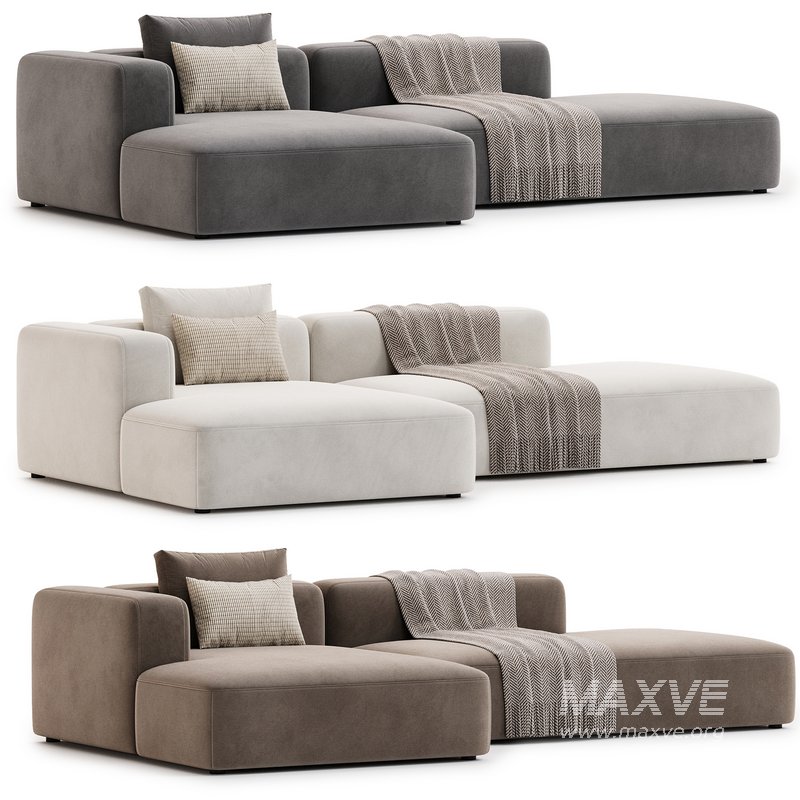 Stone Modular Sofa 2 by Tamamm - Image 3