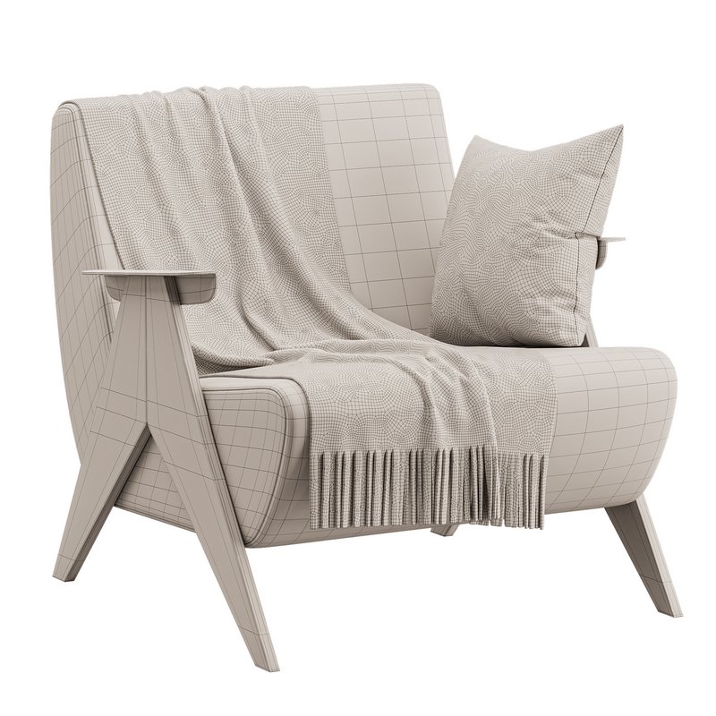 Nordic Ash Wood Arm Chair - Image 14