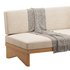 Pierre Leather Armless Loveseat - Thumbnail 10