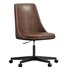Jaz Leather Swivel Desk Chair - Thumbnail 2
