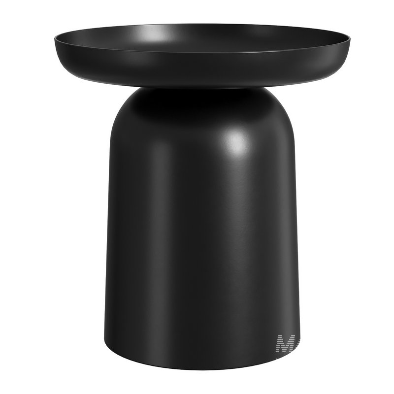 Soda Round Side Table Black - Image 1